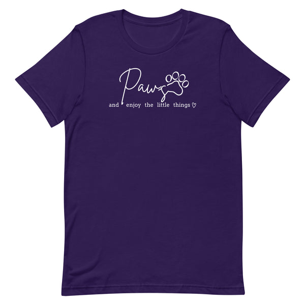 Paws and enjoy the little things Unisex T-shirt-I love Veterinary