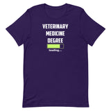 Veterinary medicine degree loading Unisex T-shirt-I love Veterinary