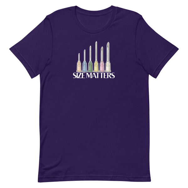 Size matters Unisex T-shirt-I love Veterinary