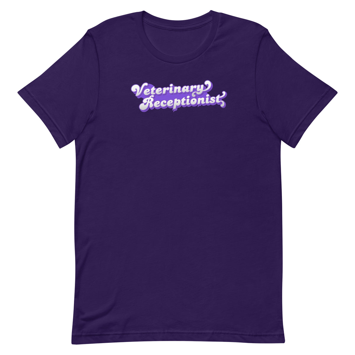 Veterinary Receptionist Unisex T-shirt-I love Veterinary