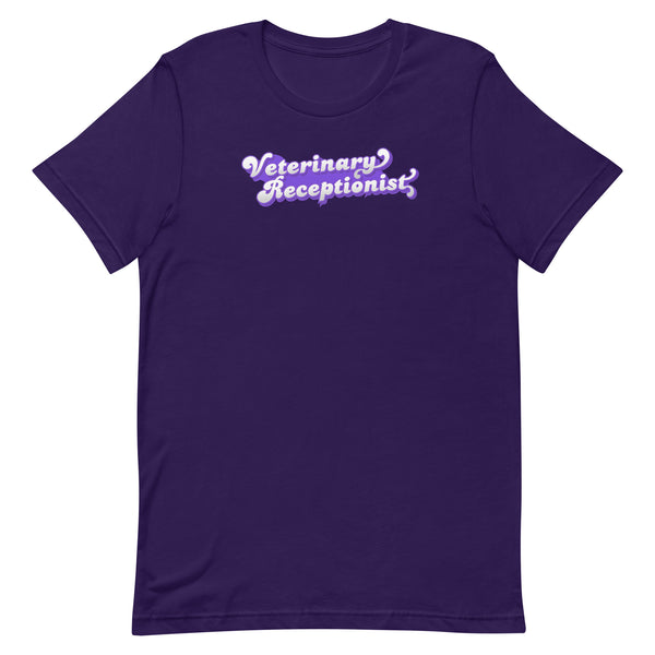 Veterinary Receptionist Unisex T-shirt-I love Veterinary