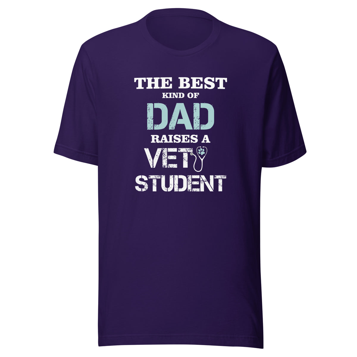 The best kind of Dad raises a Vet Student Unisex T-shirt