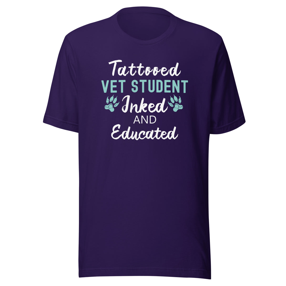Vet Student - Inked and Educated Unisex T-shirt