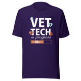 Vet Tech - In Progress Unisex t-shirt