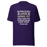 Cow poop on your head Unisex T-shirt