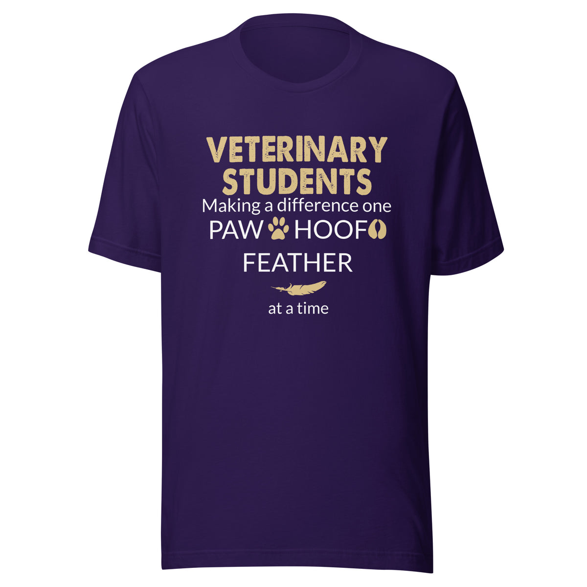 Vet Student - Making a Difference  Unisex T-shirt