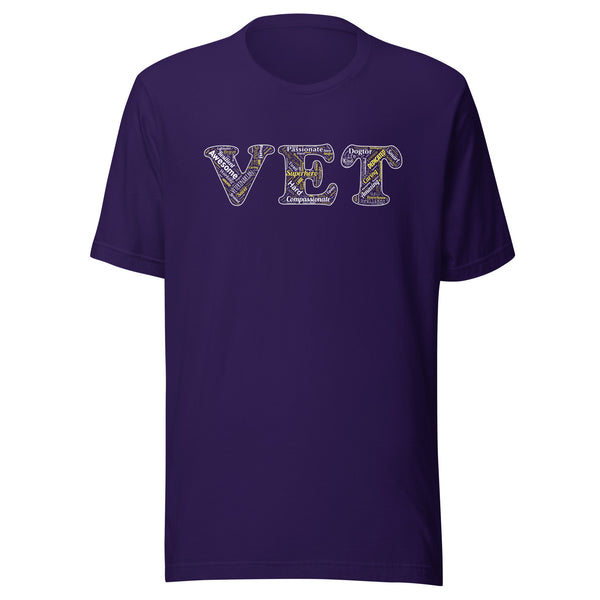 Vet Typography Unisex T-Shirt