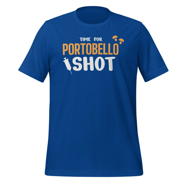 Time for Portobello shot Unisex t-shirt-Unisex Staple T-Shirt | Bella + Canvas 3001-I love Veterinary