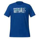 Where is your buthole Unisex t-shirt-Unisex Staple T-Shirt | Bella + Canvas 3001-I love Veterinary