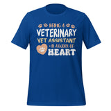 Vet Assistant, Work Of Heart Unisex T-shirt-I love Veterinary