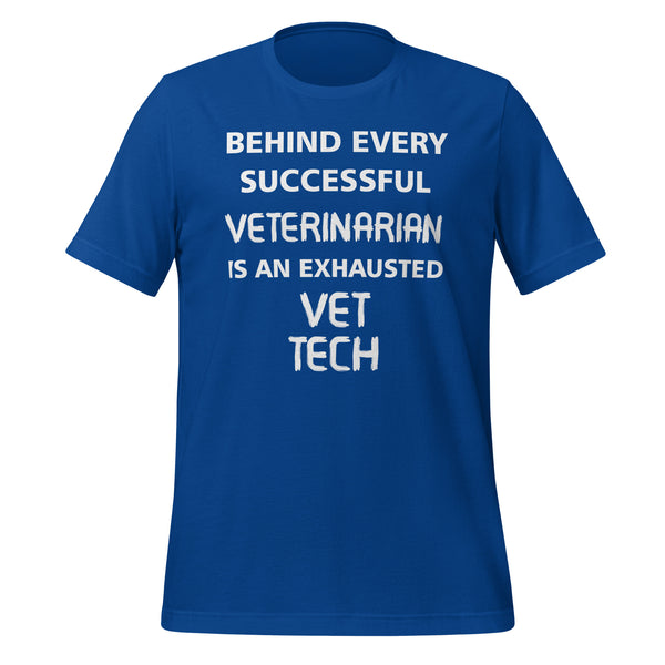 Exhausted Vet Tech Unisex T-shirt-I love Veterinary