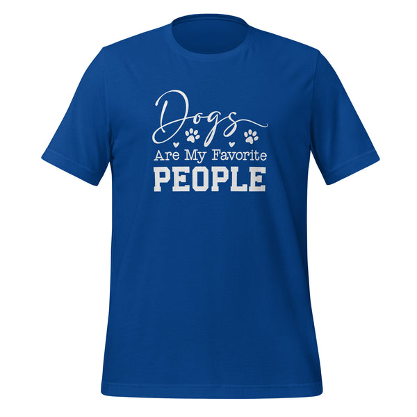 Dogs Are My Favorite People Unisex T-shirt-I love Veterinary