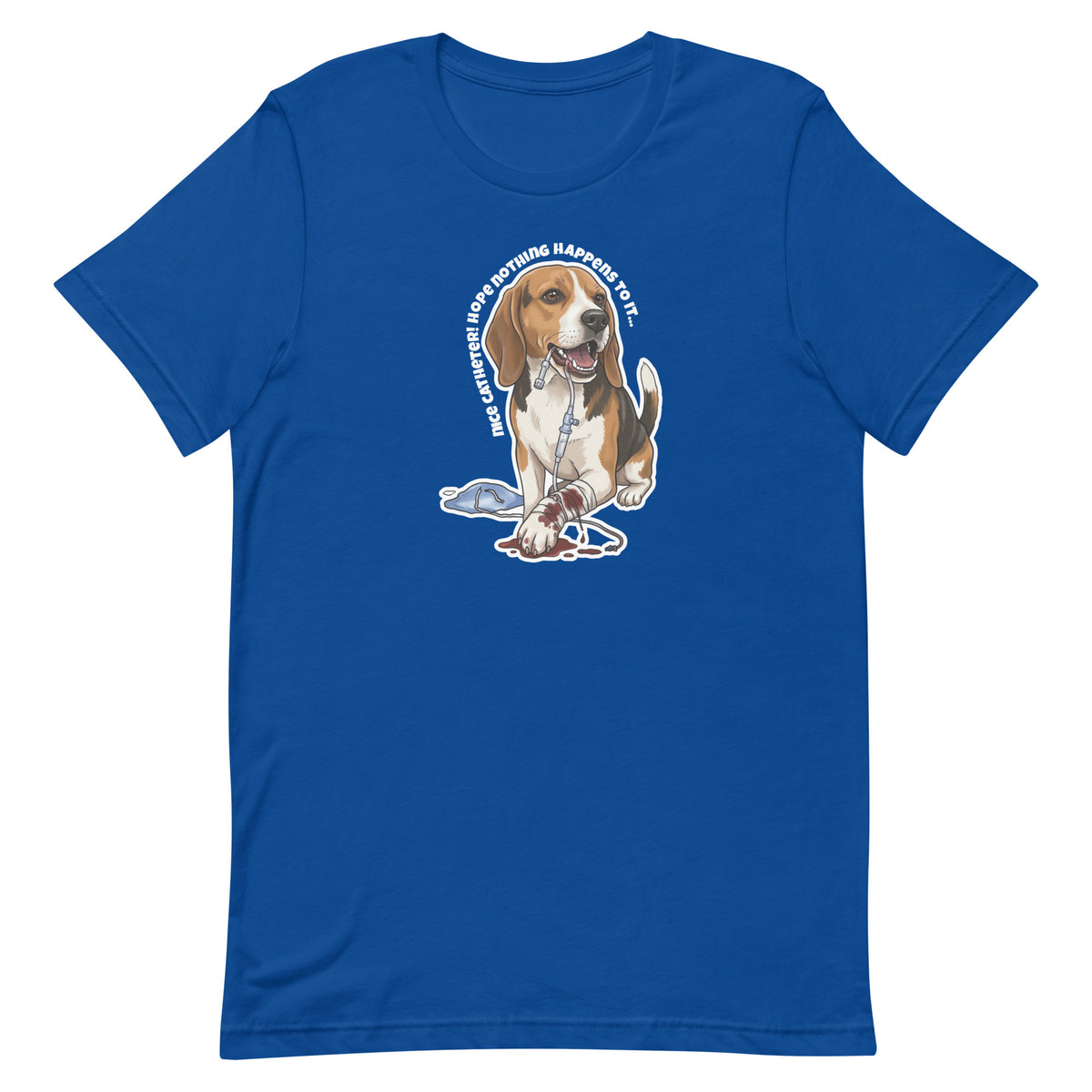 Nice catheter! Unisex T-shirt-I love Veterinary