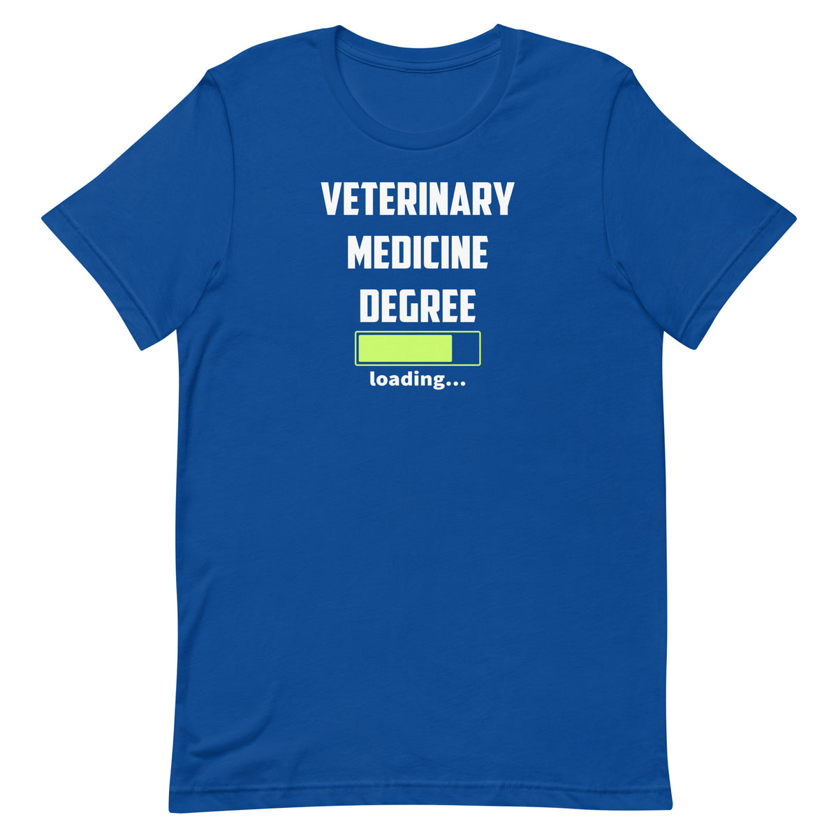 Veterinary medicine degree loading Unisex T-shirt-I love Veterinary