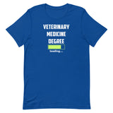 Veterinary medicine degree loading Unisex T-shirt-I love Veterinary
