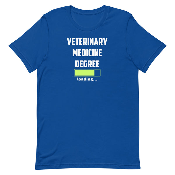 Veterinary medicine degree loading Unisex T-shirt-I love Veterinary