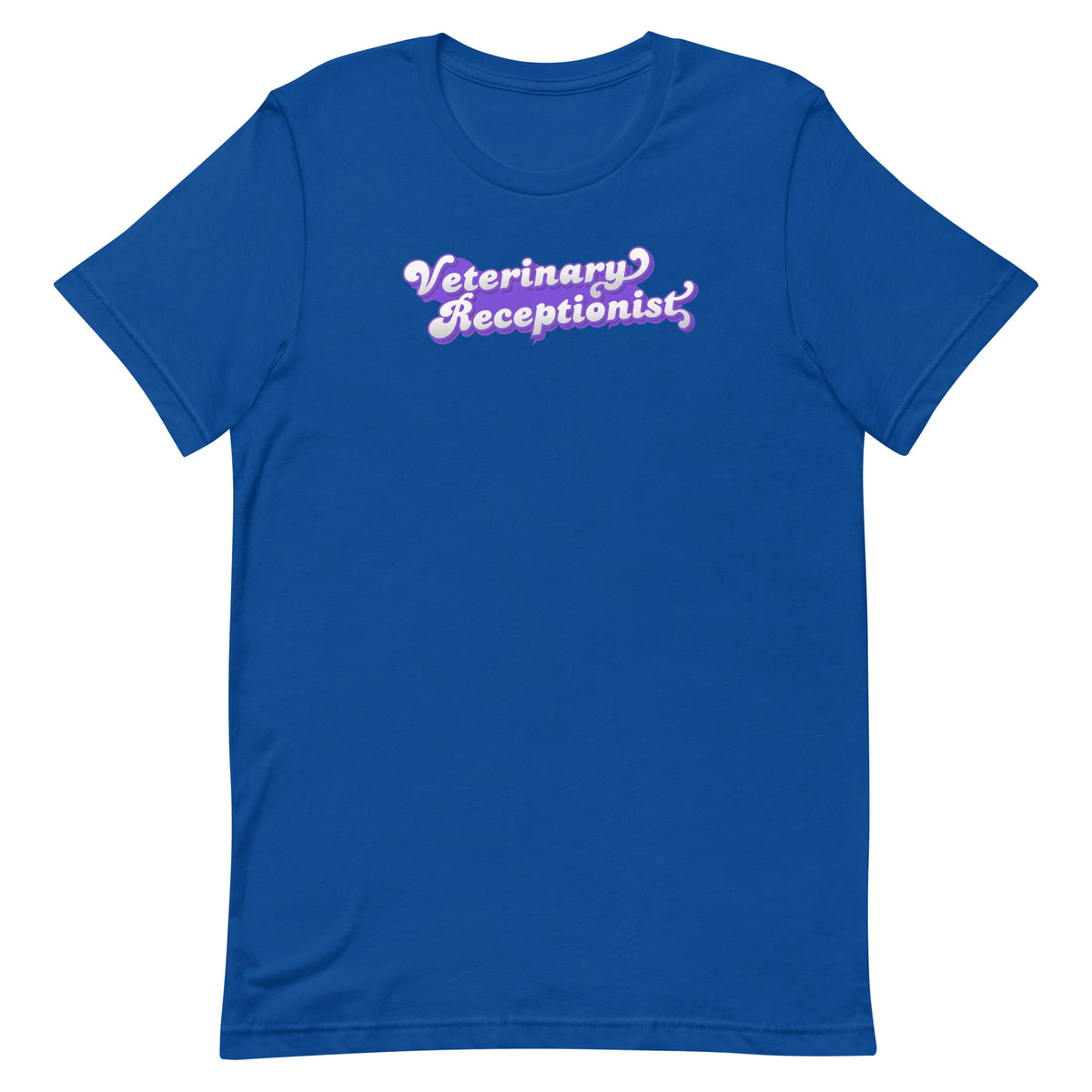 Veterinary Receptionist Unisex T-shirt-I love Veterinary