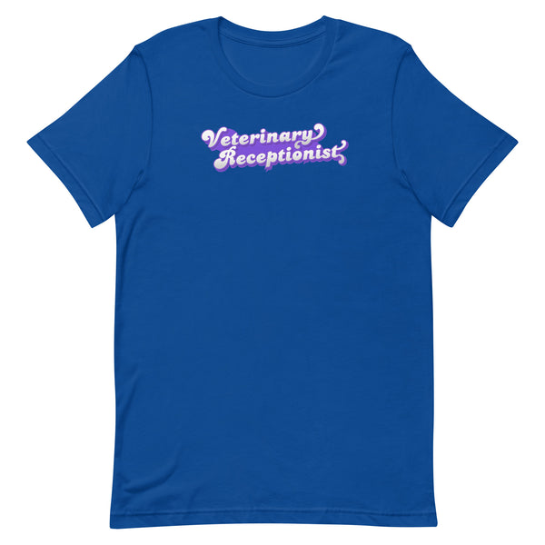 Veterinary Receptionist Unisex T-shirt-I love Veterinary