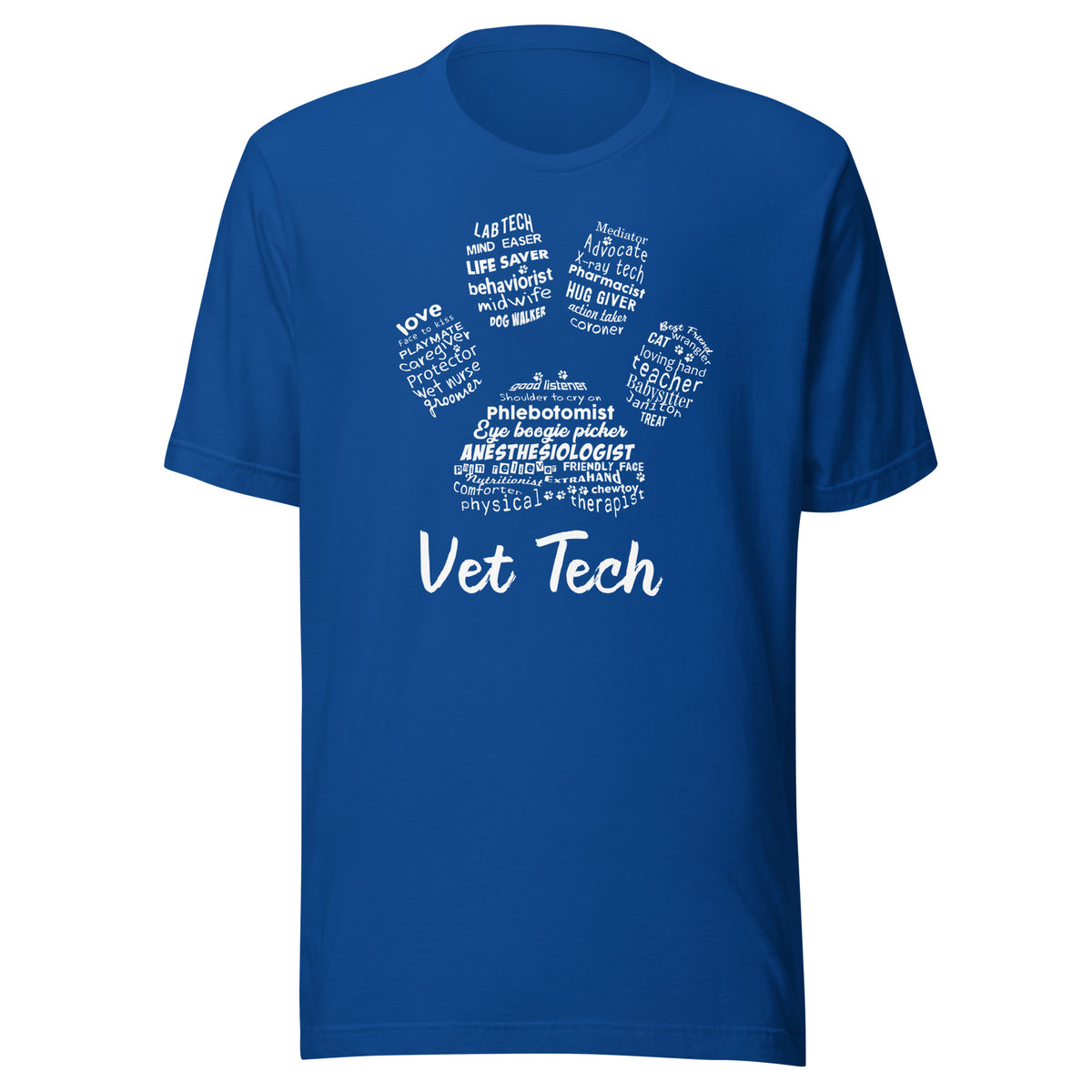 Vet Tech PawPrint Unisex t-shirt