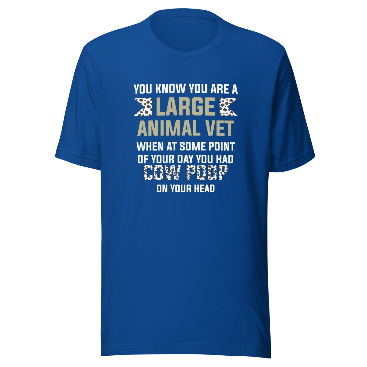 Cow poop on your head Unisex T-shirt