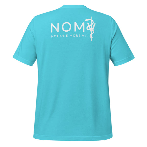 NOMV Cat Pulse Unisex T-Shirt-I love Veterinary
