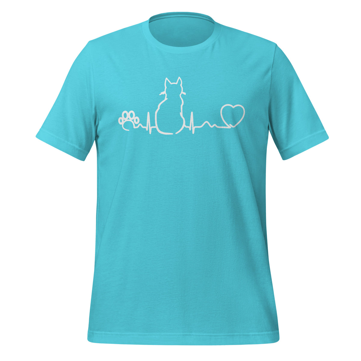 NOMV Cat Pulse Unisex T-Shirt-I love Veterinary