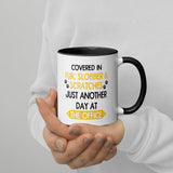 Fur, Slobber, Scratches Mug with Color Inside-I love Veterinary