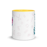 Personalizable Mug with Color Inside-I love Veterinary