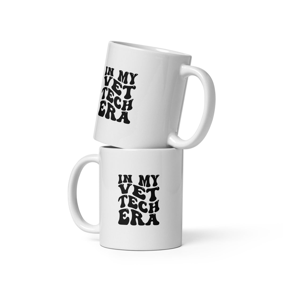 Vet Tech Era White glossy mug-I love Veterinary
