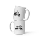 I'd rather talk to my Dog White glossy mug-I love Veterinary