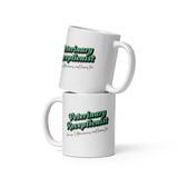 Veterinary Receptionist because vets need heroes too White glossy mug-I love Veterinary
