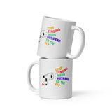 Stop sending your husband to the vet White glossy mug-I love Veterinary
