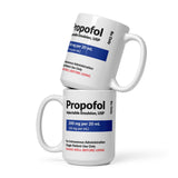 Propofol Design White glossy mug-White Glossy Mug-I love Veterinary