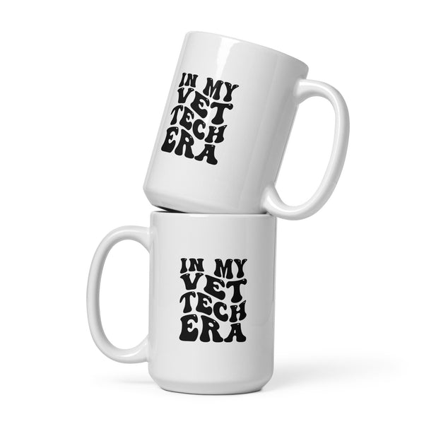 Vet Tech Era White glossy mug-I love Veterinary