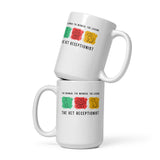 The woman, the wonder, the legend - the Vet Receptionist White glossy mug-I love Veterinary