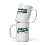 Veterinary Receptionist because vets need heroes too White glossy mug-I love Veterinary