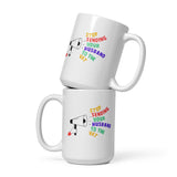 Stop sending your husband to the vet White glossy mug-I love Veterinary