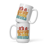 It's a good day to save animals White glossy mug-I love Veterinary