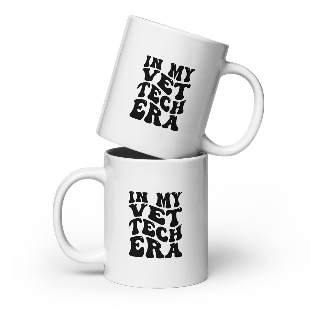 Vet Tech Era White glossy mug-I love Veterinary