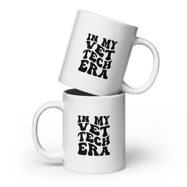 Vet Tech Era White glossy mug-I love Veterinary