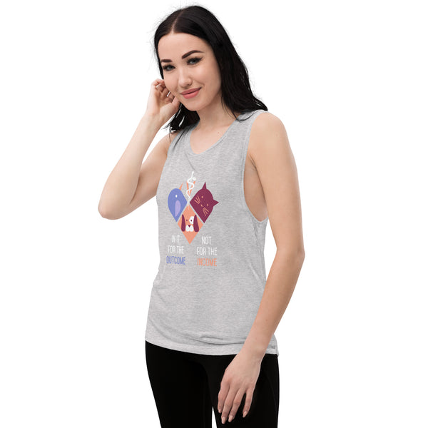 In it for the outcome, not for the income Women's Tank Top-I love Veterinary