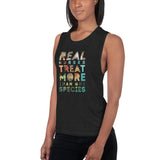 Real nurses treat more than one species Women's Tank Top-Women's Flowy Tank Top by Bella | Bella B8800-I love Veterinary