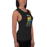 Vet nurses were created because animals need heroes too Women's Tank Top-Women's Flowy Muscle Tank | Bella + Canvas 8803-I love Veterinary