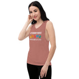 Veterinary Nurse: because people are gross Women's Tank Top-Women's Flowy Muscle Tank | Bella + Canvas 8803-I love Veterinary