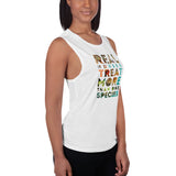 Real nurses treat more than one species Women's Tank Top-Women's Flowy Tank Top by Bella | Bella B8800-I love Veterinary