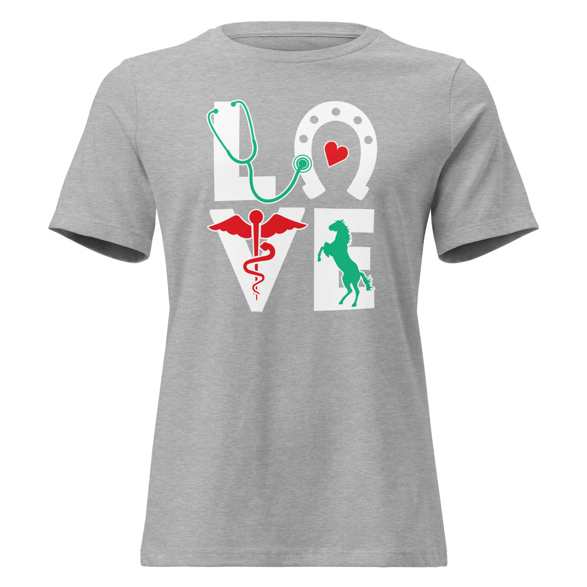 Equine Love Women's T-Shirt-I love Veterinary
