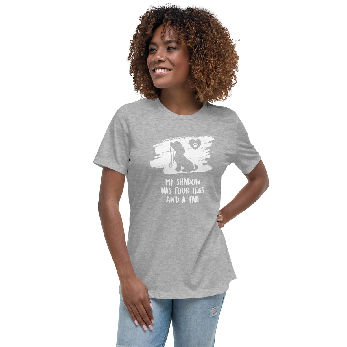 My shadow has four legs and a tail Women's T-Shirt