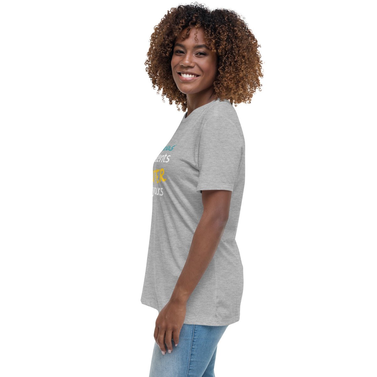 Veterinarian Our patients are cuter than yours Women's Relaxed T-Shirt-Women's Relaxed T-shirt | Bella + Canvas 6400-I love Veterinary