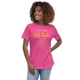 Checklist of the best Vet Tech Women's T-Shirt-Women's Relaxed T-shirt | Bella + Canvas 6400-I love Veterinary