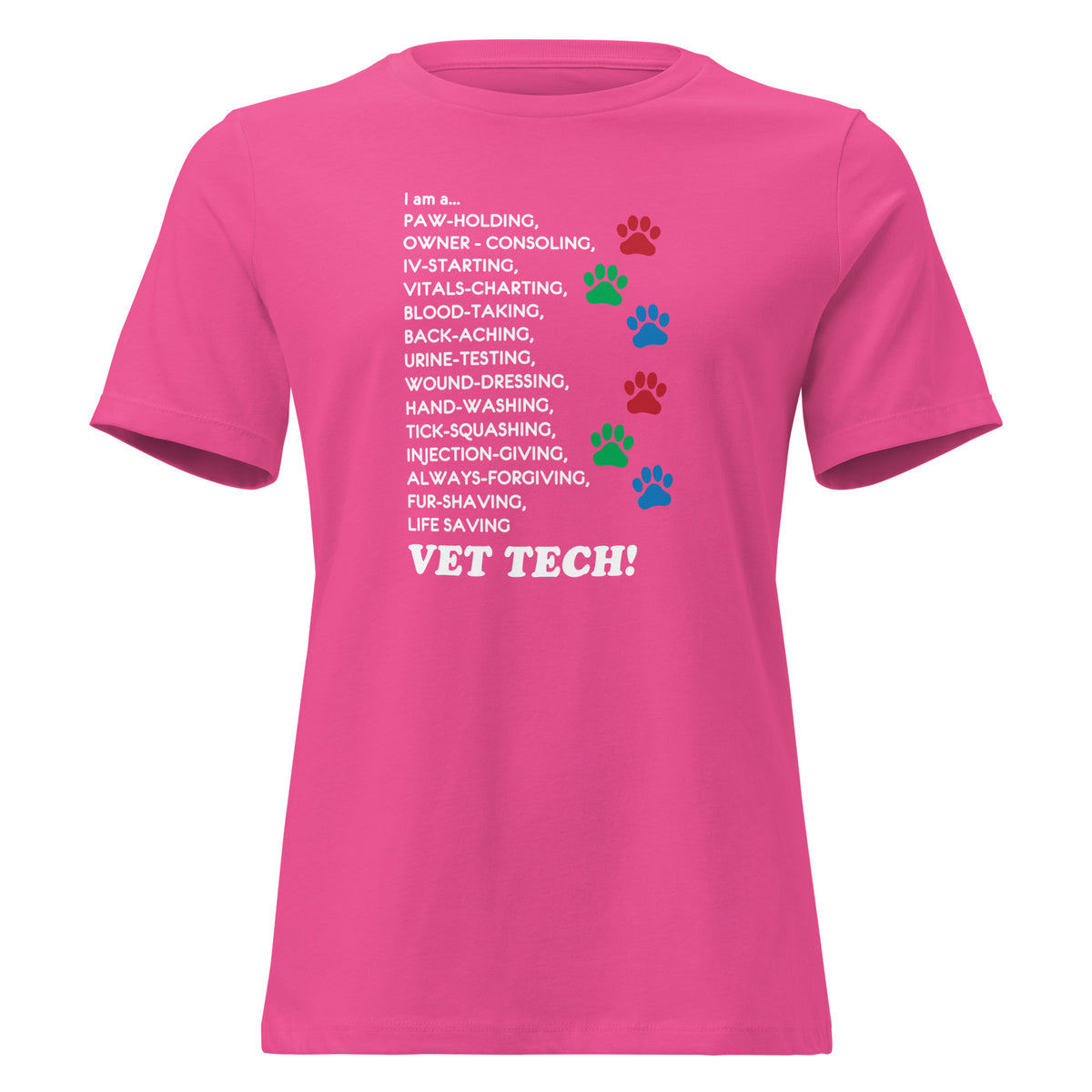 I am a... Vet tech Women's T-Shirt-I love Veterinary